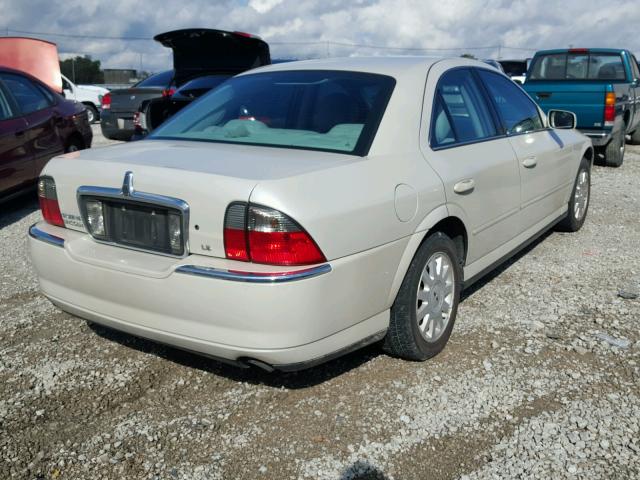 1LNHM86S35Y604841 - 2005 LINCOLN LS WHITE photo 4