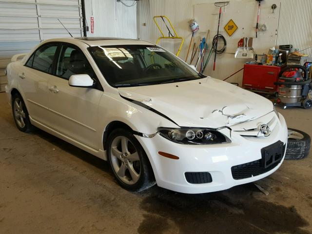 1YVHP80D475M13367 - 2007 MAZDA 6 WHITE photo 1