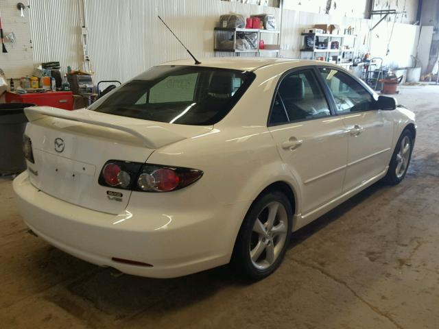 1YVHP80D475M13367 - 2007 MAZDA 6 WHITE photo 4