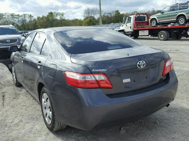 4T1BE46K39U832301 - 2009 TOYOTA CAMRY BASE CHARCOAL photo 3