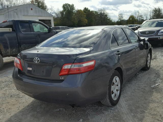 4T1BE46K39U832301 - 2009 TOYOTA CAMRY BASE CHARCOAL photo 4