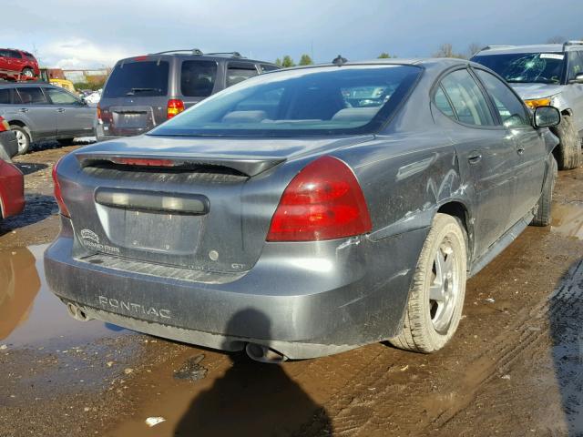 2G2WS522241371871 - 2004 PONTIAC GRAND PRIX GRAY photo 4