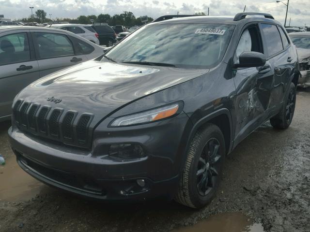 1C4PJMCB5EW317440 - 2014 JEEP CHEROKEE GRAY photo 2