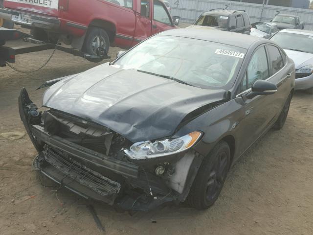 3FA6P0H77ER359298 - 2014 FORD FUSION SE CHARCOAL photo 2