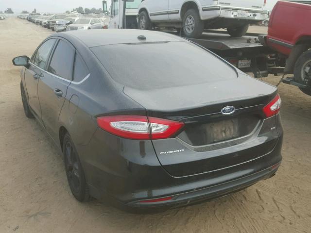 3FA6P0H77ER359298 - 2014 FORD FUSION SE CHARCOAL photo 3