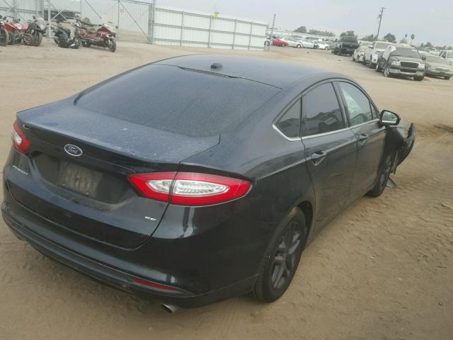 3FA6P0H77ER359298 - 2014 FORD FUSION SE CHARCOAL photo 4