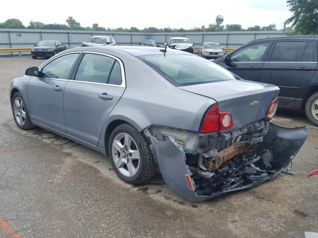 1G1ZH57B19F162291 - 2009 CHEVROLET MALIBU 1LT BLUE photo 3