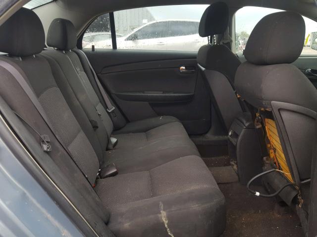 1G1ZH57B19F162291 - 2009 CHEVROLET MALIBU 1LT BLUE photo 6