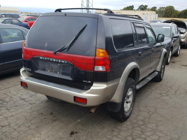 JA4LS31H7XP034624 - 1999 MITSUBISHI MONTERO SP BLACK photo 4