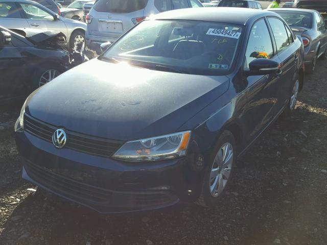 3VWDP7AJ4CM126549 - 2012 VOLKSWAGEN JETTA SE Mavi foto 2