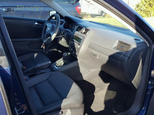 3VWDP7AJ4CM126549 - 2012 VOLKSWAGEN JETTA SE Mavi foto 5