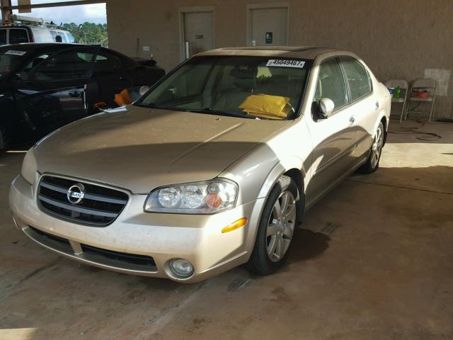 JN1DA31D42T433729 - 2002 NISSAN MAXIMA BEIGE photo 2