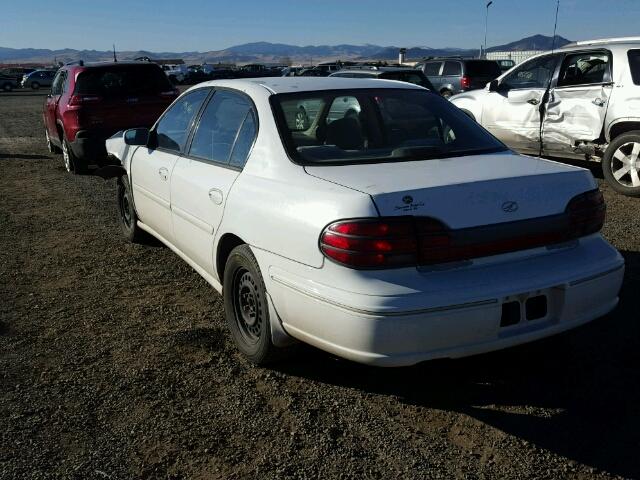 1G3NB52M5X6332343 - 1999 OLDSMOBILE CUTLASS GL WHITE photo 3