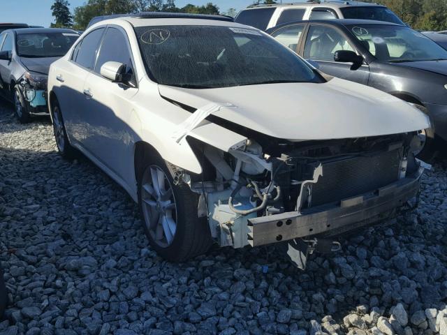 1N4AA51E29C835513 - 2009 NISSAN MAXIMA S WHITE photo 1