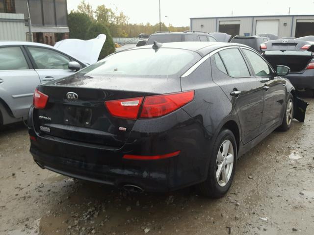 5XXGM4A75EG279022 - 2014 KIA OPTIMA LX BLACK photo 4