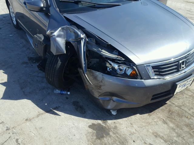 JHMCP26409C010567 - 2009 HONDA ACCORD LXP GRAY photo 9