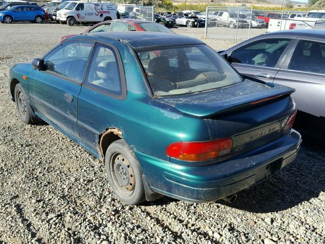 JF1GM4358WG401545 - 1998 SUBARU IMPREZA L GREEN photo 3