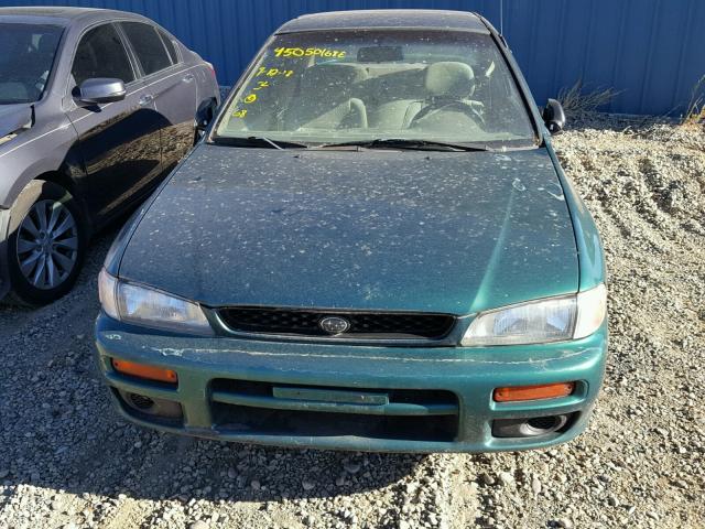 JF1GM4358WG401545 - 1998 SUBARU IMPREZA L GREEN photo 7