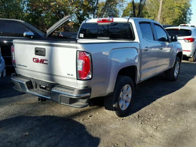 1GTG5CEN5H1292515 - 2017 GMC CANYON SLE SILVER photo 4