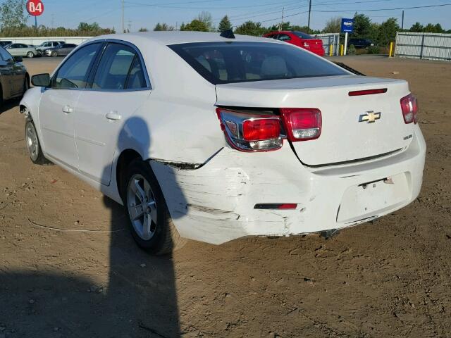 1G11B5SA4DF213756 - 2013 CHEVROLET MALIBU LS WHITE photo 3