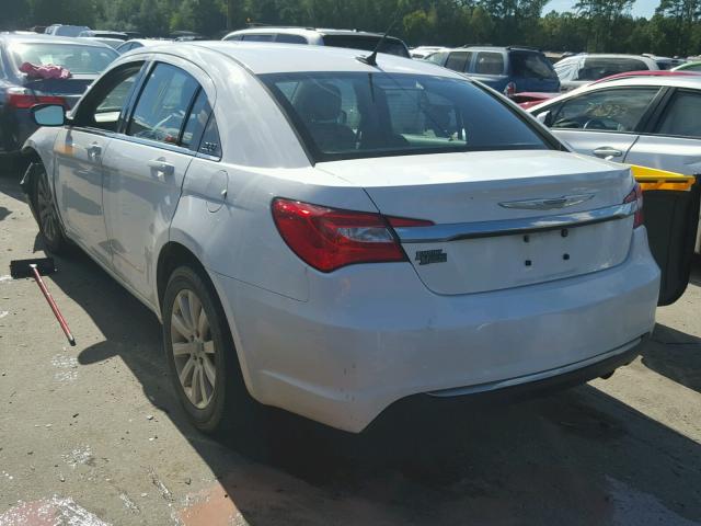 1C3CCBBB7CN144493 - 2012 CHRYSLER 200 TOURIN WHITE photo 3