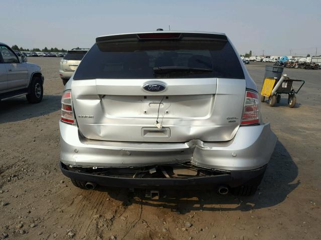 2FMDK48C99BA35564 - 2009 FORD EDGE SEL GRAY photo 9