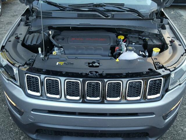 3C4NJCAB2JT125445 - 2018 JEEP COMPASS SP GRAY photo 7