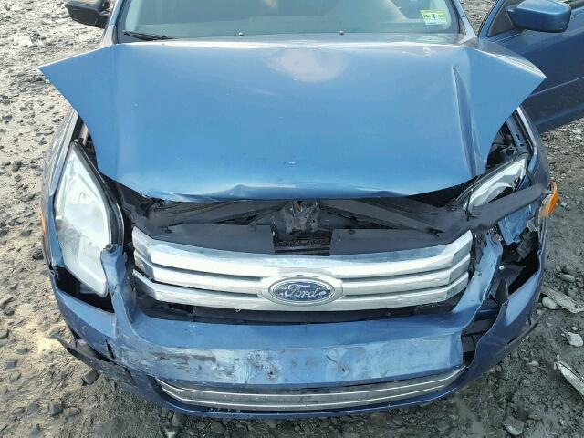 3FAHP07179R152664 - 2009 FORD FUSION SE BLUE photo 7