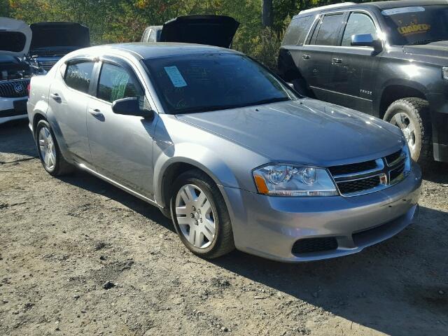 1C3CDZAG6EN121289 - 2014 DODGE AVENGER SE GRAY photo 1