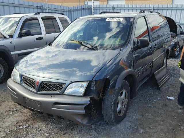 1GMDX03E04D236033 - 2004 PONTIAC MONTANA GRAY photo 2