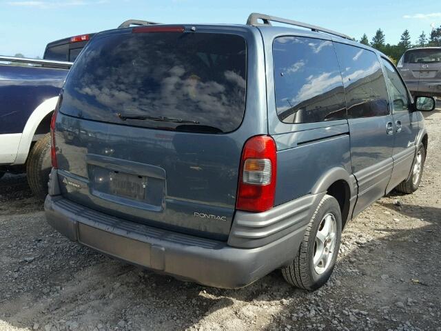 1GMDX03E04D236033 - 2004 PONTIAC MONTANA GRAY photo 4