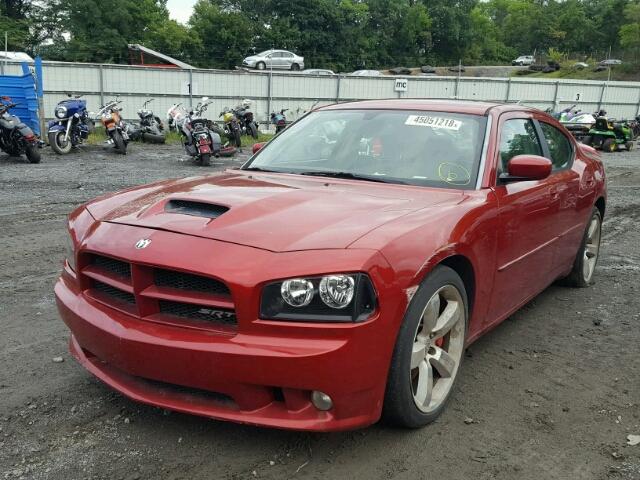 2B3KA73W46H287718 - 2006 DODGE CHARGER SR BURGUNDY photo 2