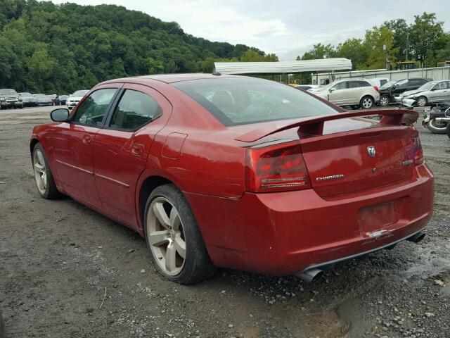 2B3KA73W46H287718 - 2006 DODGE CHARGER SR BURGUNDY photo 3