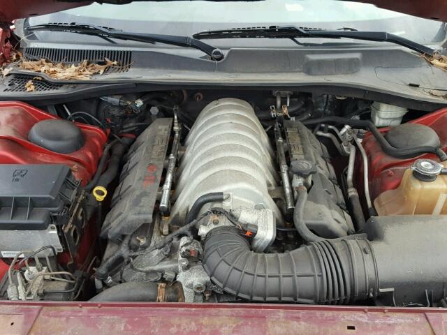 2B3KA73W46H287718 - 2006 DODGE CHARGER SR BURGUNDY photo 7