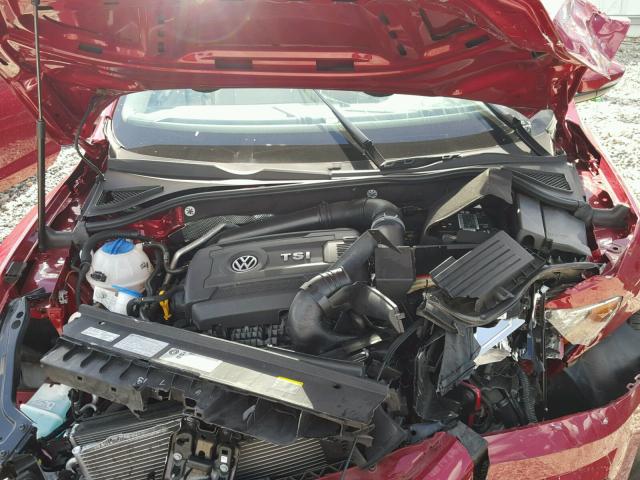 1VWDT7A32HC066180 - 2017 VOLKSWAGEN PASSAT R-L MAROON photo 7