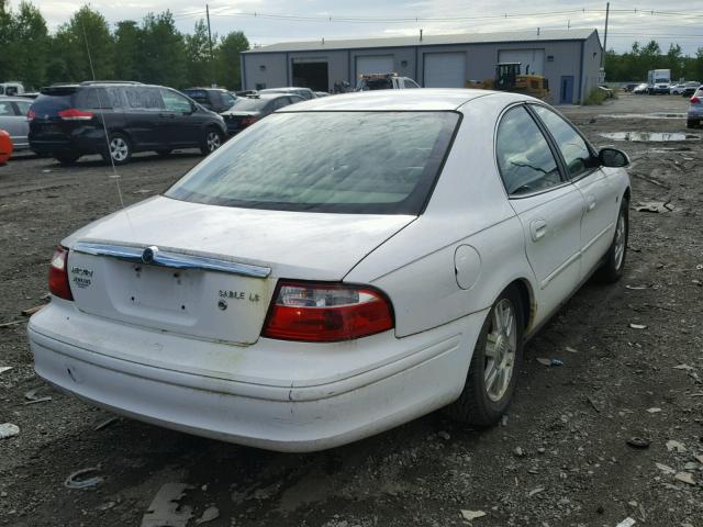 1MEFM55S34G608242 - 2004 MERCURY SABLE LS P WHITE photo 4