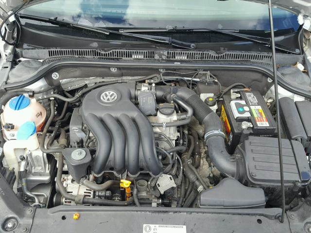 3VW2K7AJ7CM349349 - 2012 VOLKSWAGEN JETTA BASE SILVER photo 7