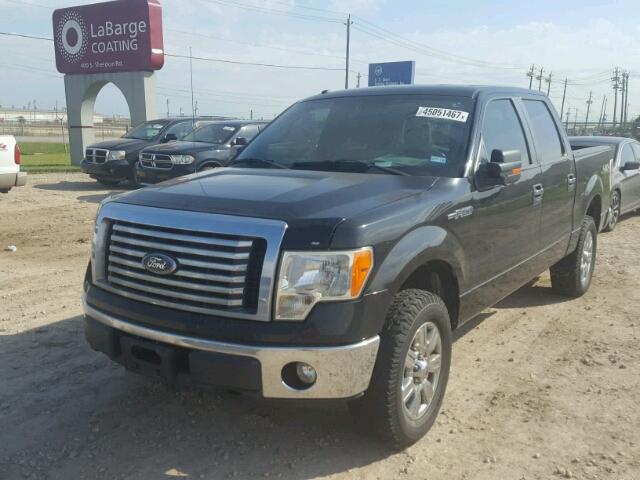 1FTFW1EV2AKA67417 - 2010 FORD F150 SUPER BLACK photo 2