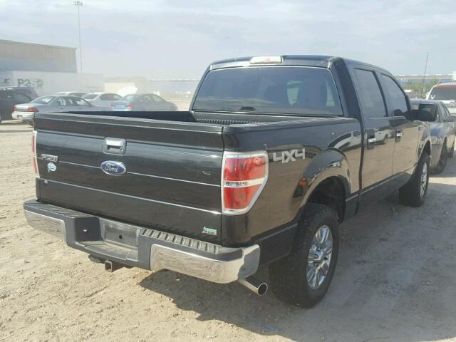 1FTFW1EV2AKA67417 - 2010 FORD F150 SUPER BLACK photo 4