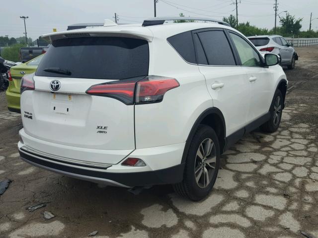 JTMRFREV9JJ208484 - 2018 TOYOTA RAV4 ADVEN WHITE photo 4