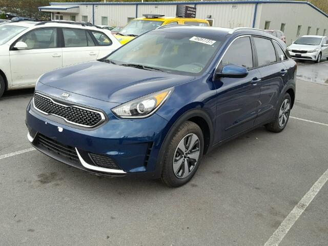 KNDCB3LC3H5095084 - 2017 KIA NIRO BLUE photo 2