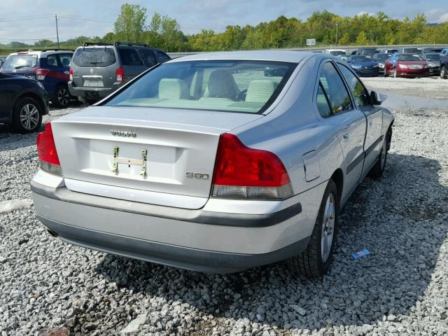 YV1RS58D912092263 - 2001 VOLVO S60 2.4T SILVER photo 4
