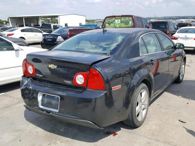 1G1ZB5EB0A4132798 - 2010 CHEVROLET MALIBU LS შავი ფოტო 4