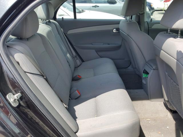 1G1ZB5EB0A4132798 - 2010 CHEVROLET MALIBU LS შავი ფოტო 6