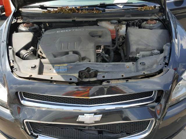 1G1ZB5EB0A4132798 - 2010 CHEVROLET MALIBU LS შავი ფოტო 7