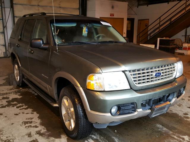 1FMZU74K54UA91082 - 2004 FORD EXPLORER E GREEN photo 1