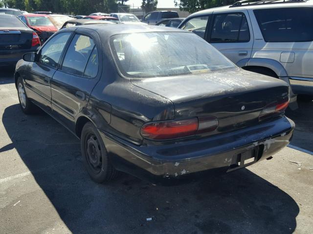 1Y1SK5267TZ008481 - 1996 GEO PRIZM BASE BLACK photo 3