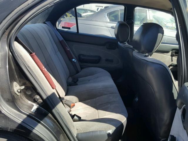 1Y1SK5267TZ008481 - 1996 GEO PRIZM BASE BLACK photo 6