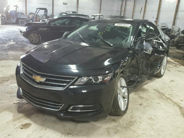 1G1165S31FU127583 - 2015 CHEVROLET IMPALA LTZ BLACK photo 2