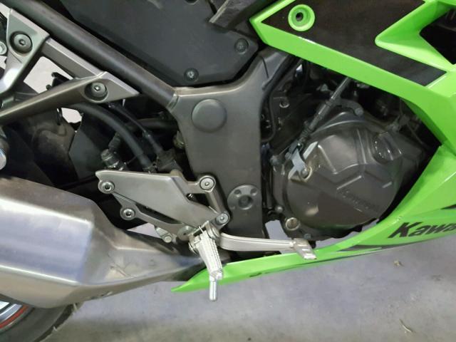 JKAEX8B1XEDA08383 - 2014 KAWASAKI EX300 B GREEN photo 7